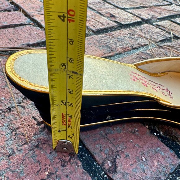 Vintage Jung Kee Beaded Velvet Mule Slides | Made in Hong Kong - Picture 10 of 11